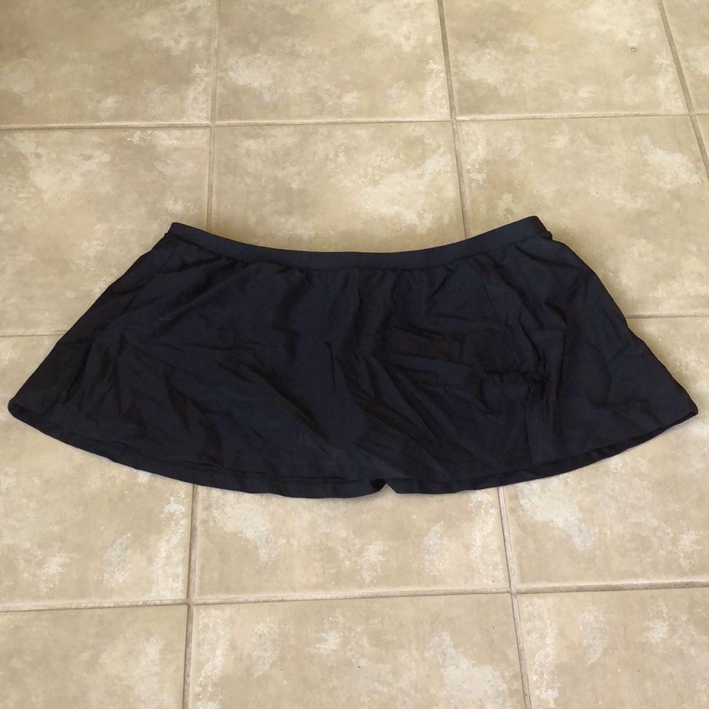 SO Black Swim Skirt